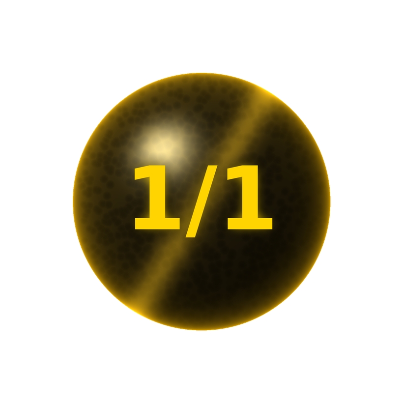 The 1 of 1 — one ball, details to be determined